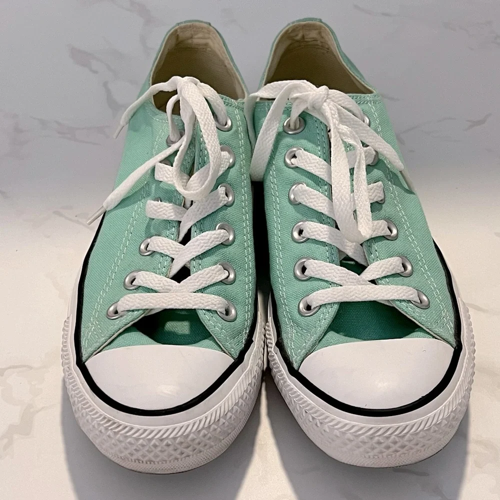 Converse Chuck Taylor All Star Mint Low Top Sneakers - Picture 3 of 12